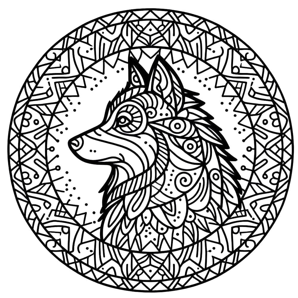 Mandalas Chien 31